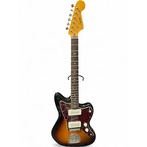 Used Squier Contemporary  Jazzmaster 2 Tone Sunburst Solid Body Electric Guitar