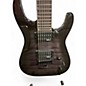 Used 2020s Jackson JS22Q-7 transparent black Solid Body Electric Guitar