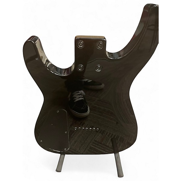 Used 2020s Jackson JS22Q-7 transparent black Solid Body Electric Guitar