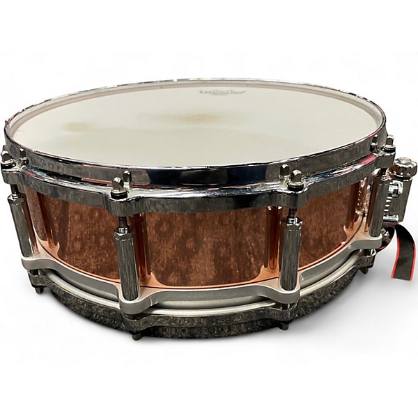 Used Pearl 5.5X14 Free Floating System Snare Copper Drum