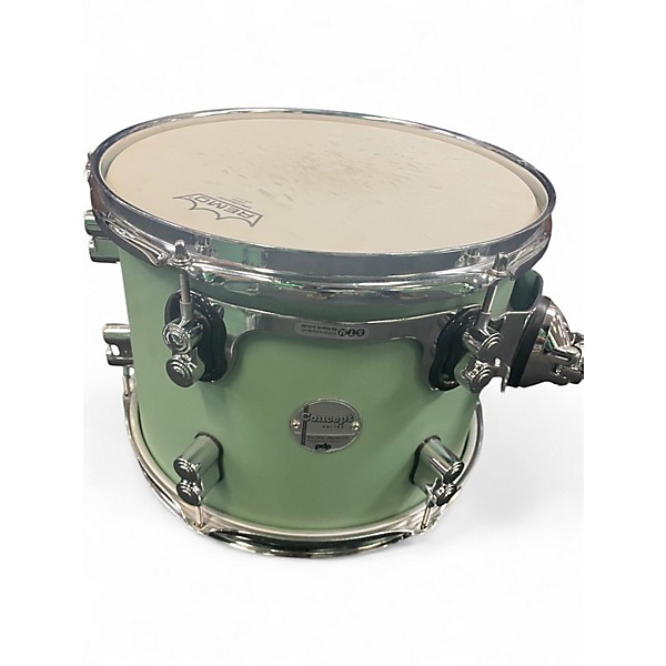Used PDP by DW 6 Piece Concept Series SEA FOAM GREEN Drum Kit