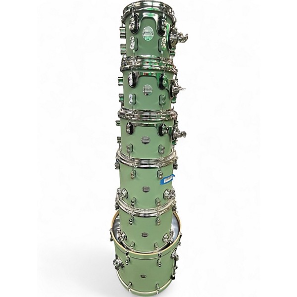 Used PDP by DW 6 Piece Concept Series SEA FOAM GREEN Drum Kit