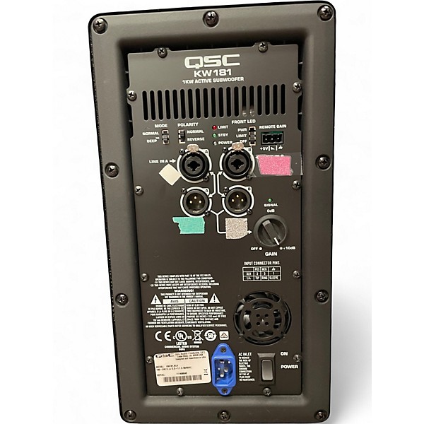 Used QSC KW181 1000W Powered Subwoofer