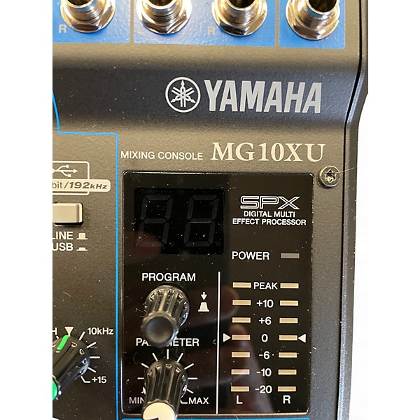 Used Yamaha MG10XU 10 Channel Mixer with Effects Unpowered Mixer