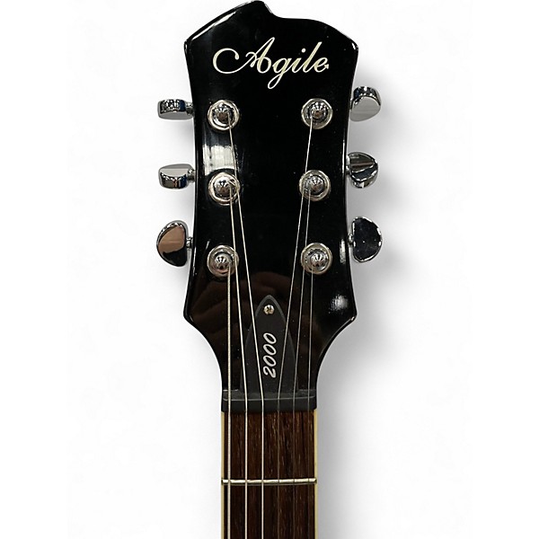 Used Agile AL-2000 Blue Flame Solid Body Electric Guitar