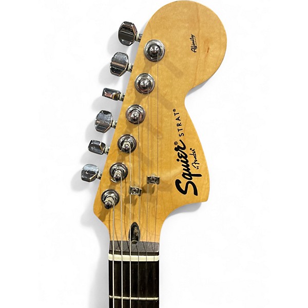 Used Squier Affinity Stratocaster Black Solid Body Electric Guitar
