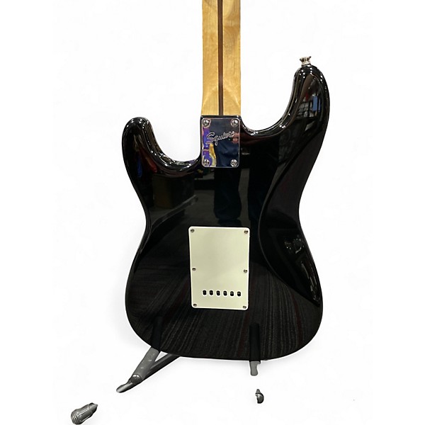 Used Squier Affinity Stratocaster Black Solid Body Electric Guitar