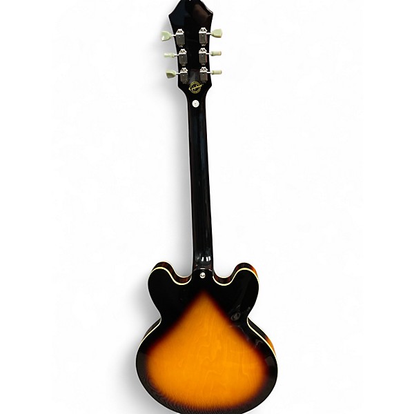 Used Epiphone ES335 Pro Vintage Sunburst Hollow Body Electric Guitar