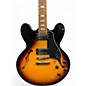 Used Epiphone ES335 Pro Vintage Sunburst Hollow Body Electric Guitar