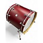 Used DW 4 Piece Design Series Satin Red Drum Kit thumbnail