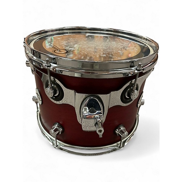 Used DW 4 Piece Design Series Satin Red Drum Kit