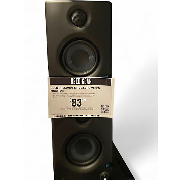 Used PreSonus ERIS E3.5 Powered Monitor