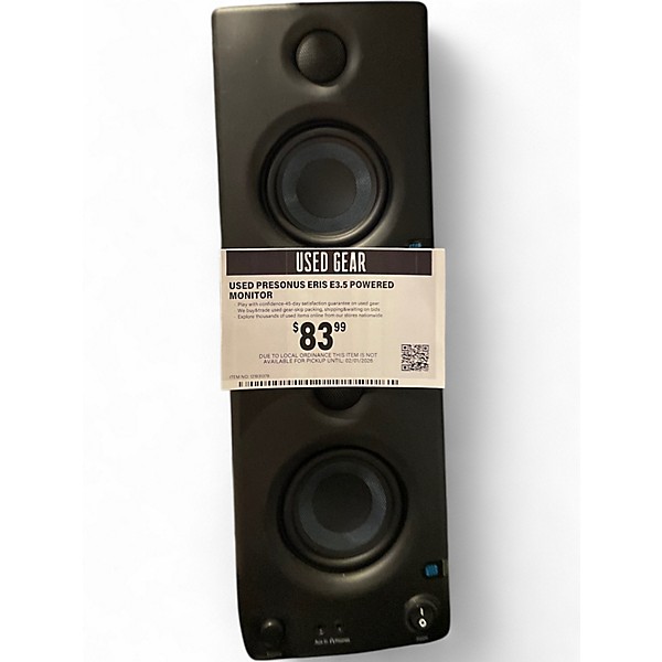 Used PreSonus ERIS E3.5 Powered Monitor