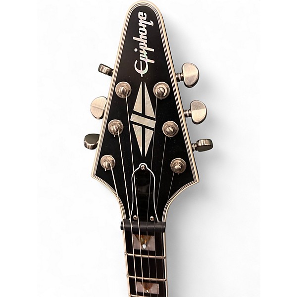 Used Epiphone Flying V Prophecy Yellow Tiger Aged Gloss Solid Body Electric Guitar