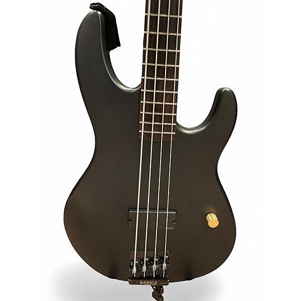 Used ESP LTD AP4 Black Metal Satin Black Electric Bass Guitar