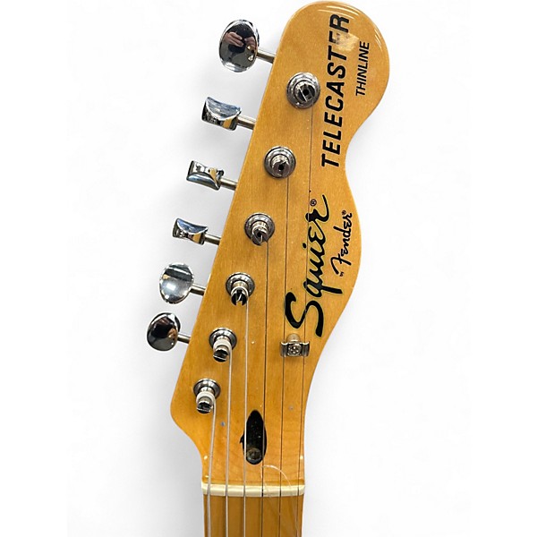 Used Squier Vintage Modified 72 Thinline Telecaster 2 Color Sunburst Hollow Body Electric Guitar