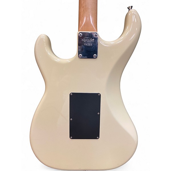 Vintage 1980s Kramer FOCUS 3000 Cream Solid Body Electric Guitar
