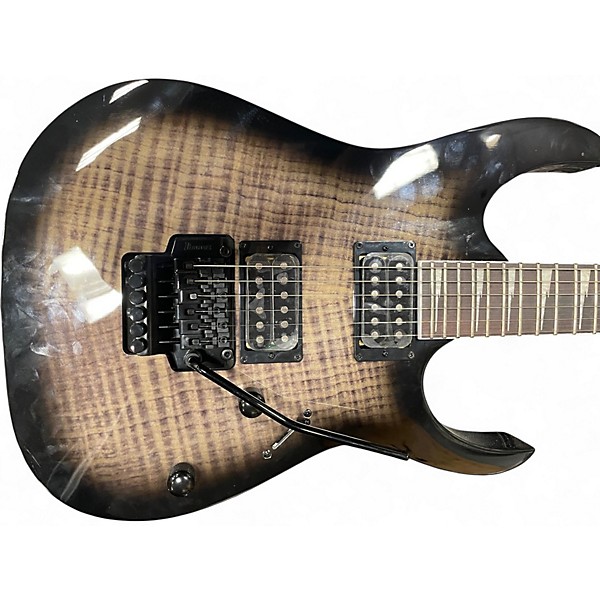 Used Ibanez GRG320FATKS GIO Trans Black Sunburst Solid Body Electric Guitar