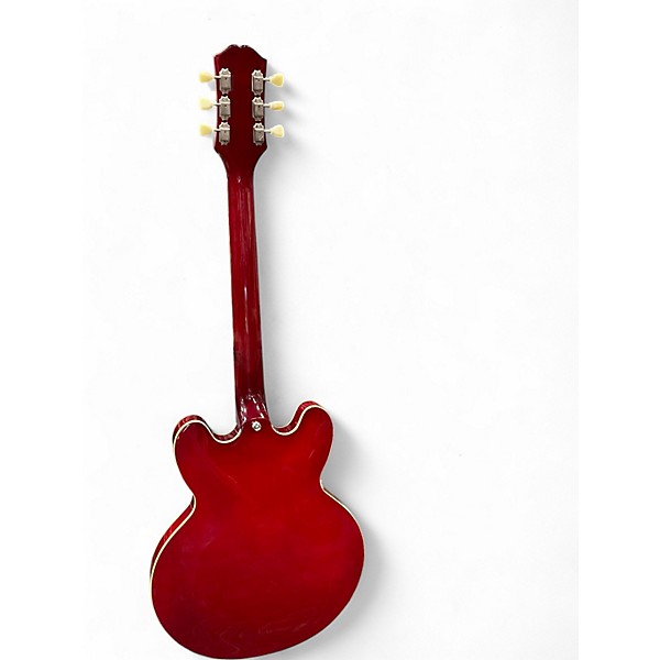 Used Epiphone ES335 Pro Left Handed Heritage Cherry Hollow Body Electric Guitar