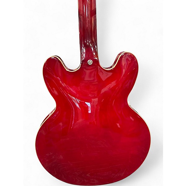 Used Epiphone ES335 Pro Left Handed Heritage Cherry Hollow Body Electric Guitar