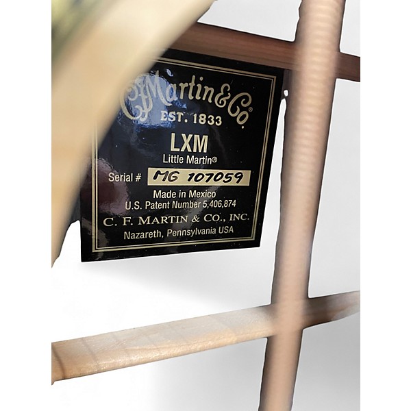 Used Martin LXM Natural Acoustic Guitar