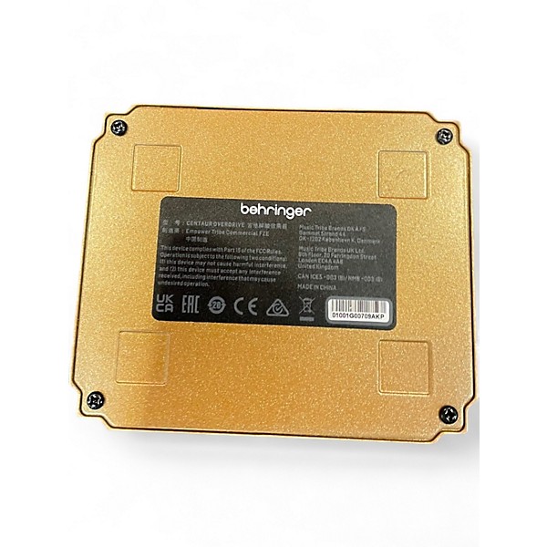 Used Behringer Centaur Overdrive Effect Pedal