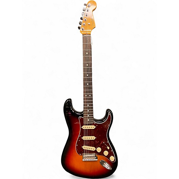Used Fender American Professional II Stratocaster 3 Color Sunburst Solid Body Electric Guitar