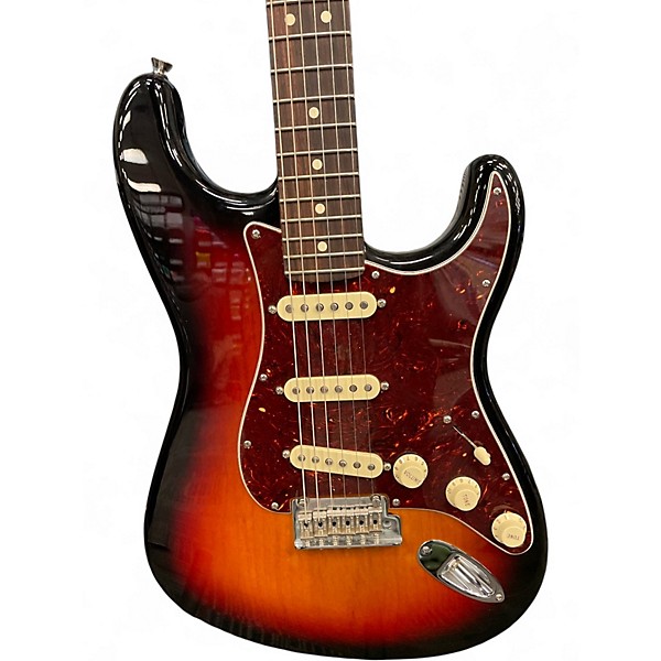 Used Fender American Professional II Stratocaster 3 Color Sunburst Solid Body Electric Guitar