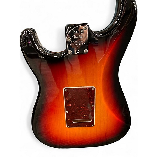 Used Fender American Professional II Stratocaster 3 Color Sunburst Solid Body Electric Guitar