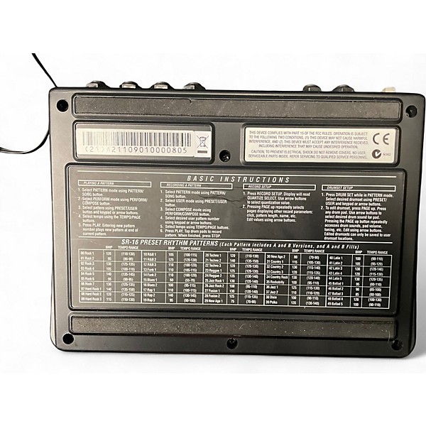 Used Alesis SR16 Drum Machine