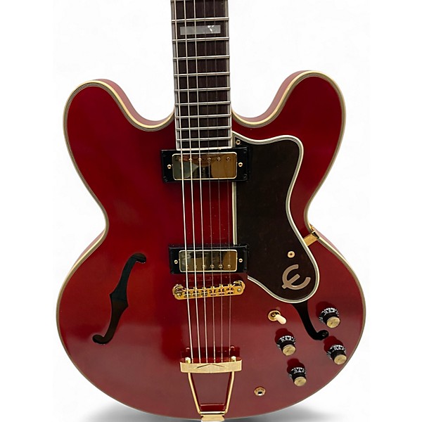 Used Epiphone GEM ARCHER SHERATON MASTERBILT CHERRY RED Hollow Body Electric Guitar