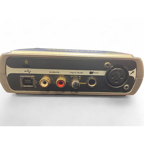Used M-Audio Fast Track Guitar / Mic Recording Interface USB Audio Interface