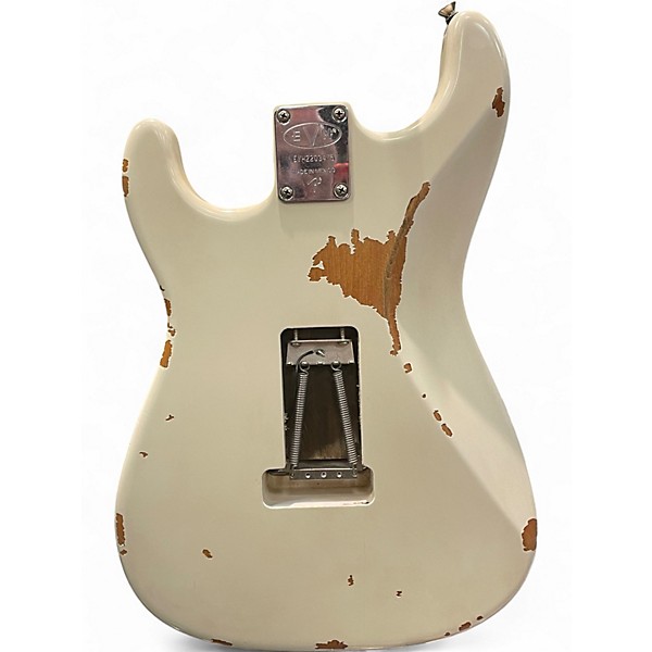 Used 2020s EVH FRANKENSTRAT Classic White Solid Body Electric Guitar