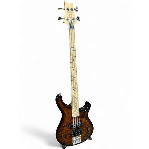 Used PRS Gary Grainger Signature 4 String Brown Gold Burst Electric Bass Guitar