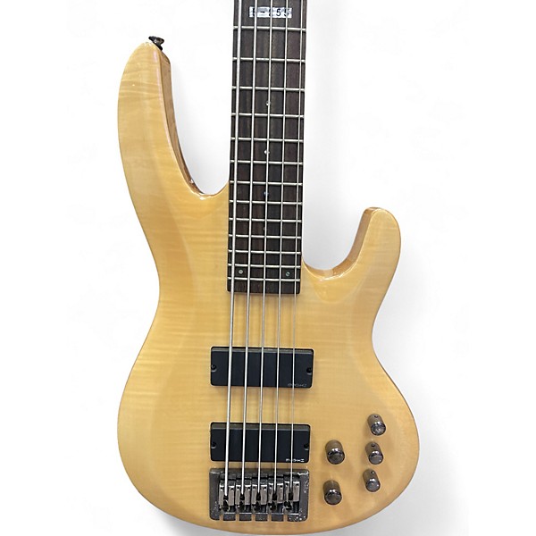 Used ESP LTD B255 5 String Natural Electric Bass Guitar