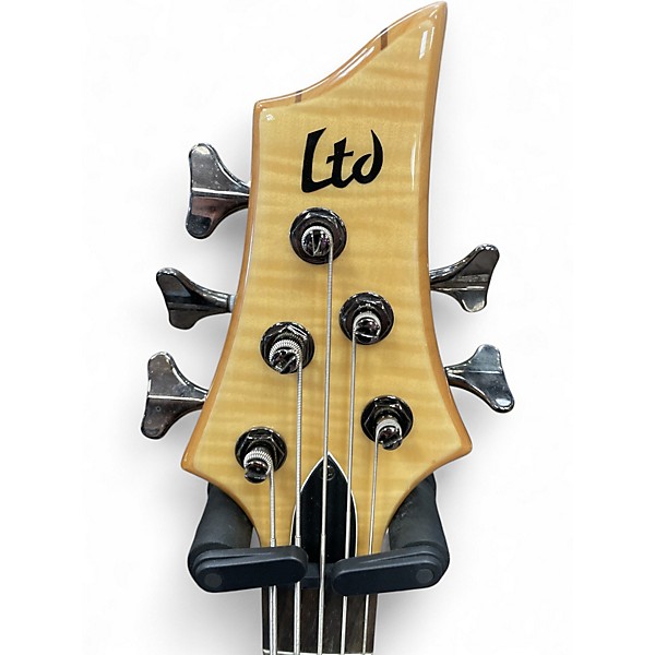 Used ESP LTD B255 5 String Natural Electric Bass Guitar