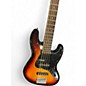 Used Squier Affinity Jazz Bass V 5 String 3 Color Sunburst Electric Bass Guitar