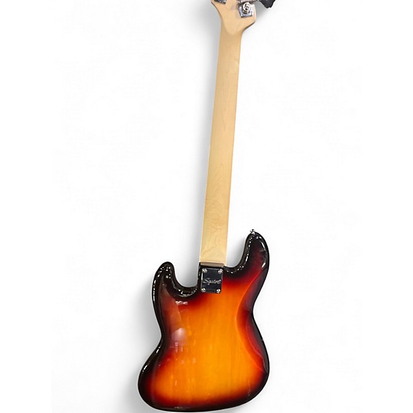 Used Squier Affinity Jazz Bass V 5 String 3 Color Sunburst Electric Bass Guitar