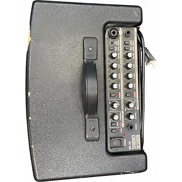 Used Roland AC60 60W 2X6.5 Acoustic Guitar Combo Amp