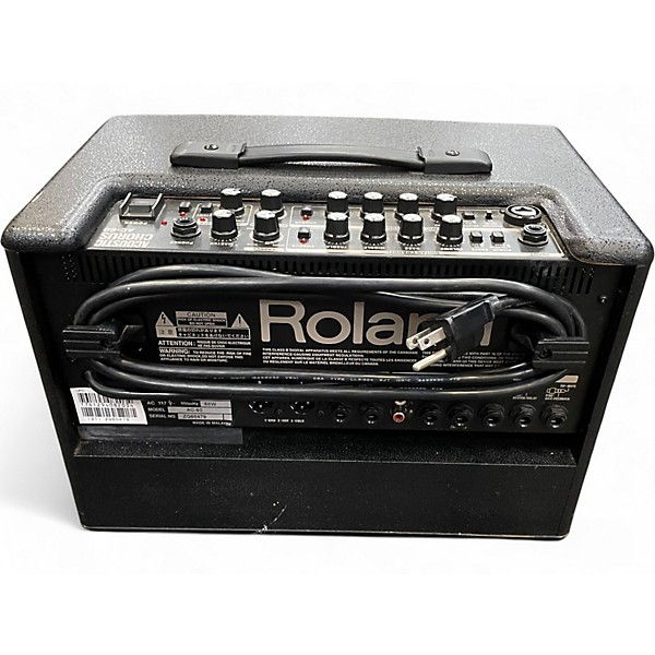Used Roland AC60 60W 2X6.5 Acoustic Guitar Combo Amp