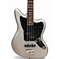 Used Squier Short Scale Vintage Modified Jaguar Inca Silver Electric Bass Guitar