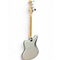 Used Squier Short Scale Vintage Modified Jaguar Inca Silver Electric Bass Guitar