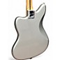 Used Squier Short Scale Vintage Modified Jaguar Inca Silver Electric Bass Guitar