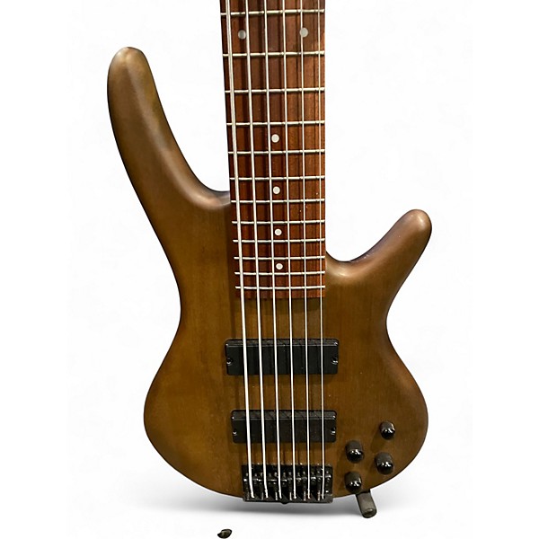 Used Ibanez GSR206 6 String Brown Electric Bass Guitar