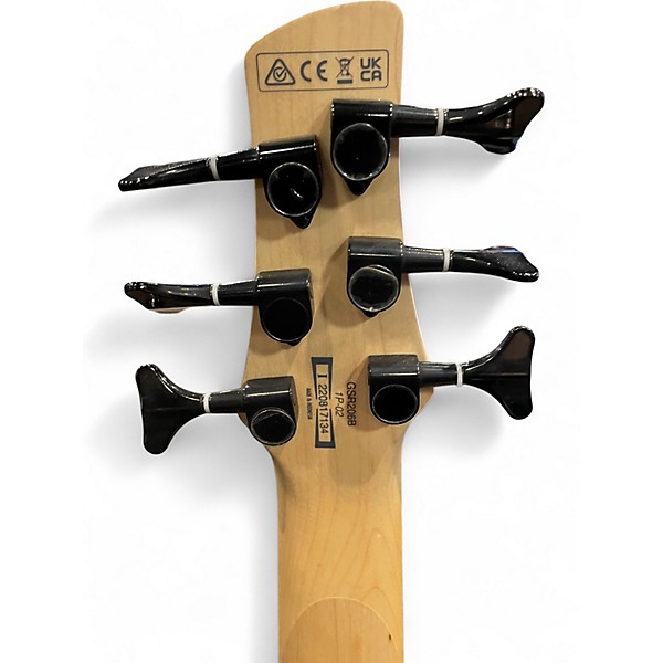 Used Ibanez GSR206 6 String Brown Electric Bass Guitar