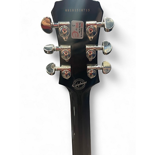 Used Epiphone Les Paul Custom Silverburst Solid Body Electric Guitar