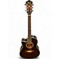 Used Ibanez AEF18E Left Handed DARK VIOLIN SUNBURST Acoustic Electric Guitar thumbnail