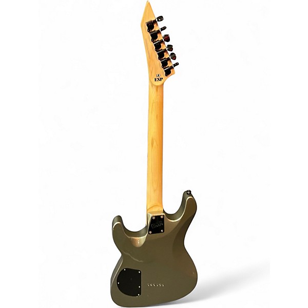 Used ESP LTD MH-50NT Metallic Gold Solid Body Electric Guitar