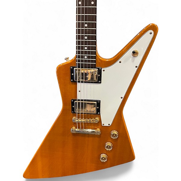 Used 2004 Epiphone Korina 1958 Explorer Natural Solid Body Electric Guitar