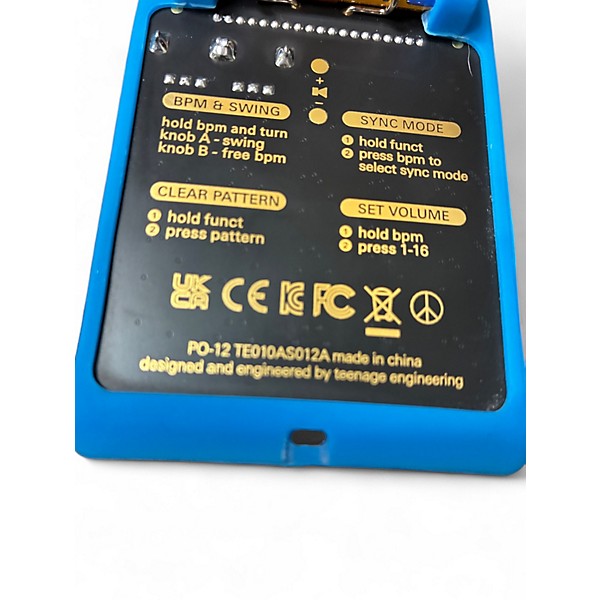 Used teenage engineering PO12 Sound Module